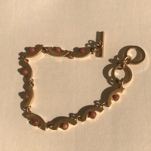 Madewell gold Brass Chain bracelet